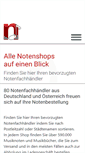 Mobile Screenshot of notenlink-shop.de